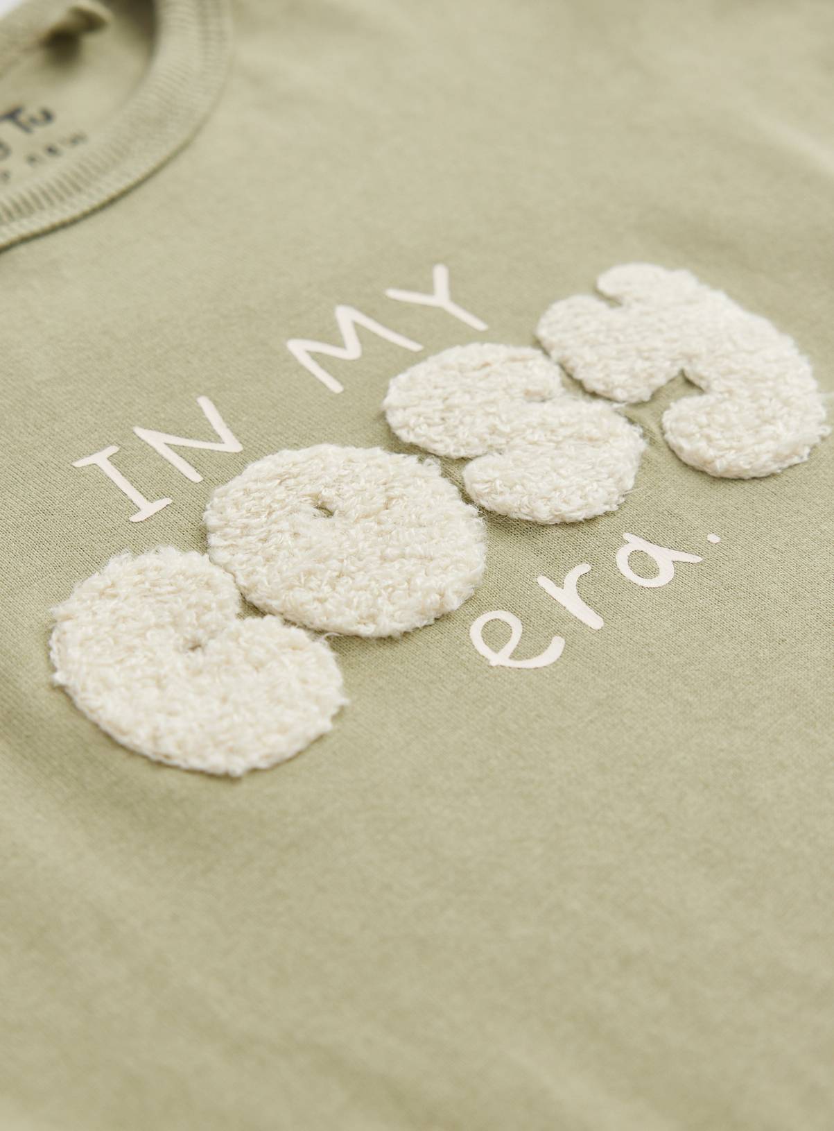 Green In My Cosy Era Graphic Long Sleeve T-Shirt 6-9 months - Image 2