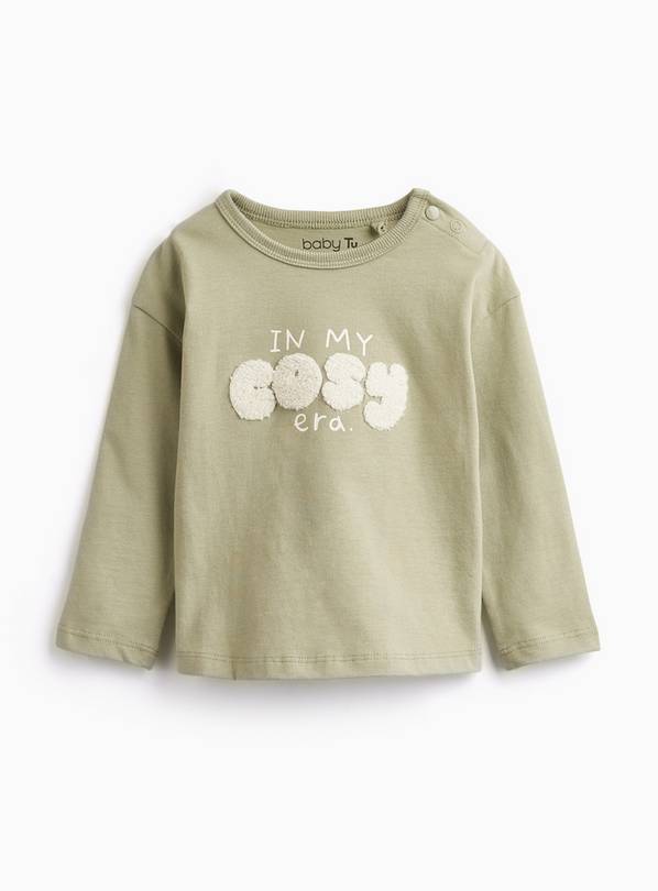 Green In My Cosy Era Graphic Long Sleeve T-Shirt 18-24 months