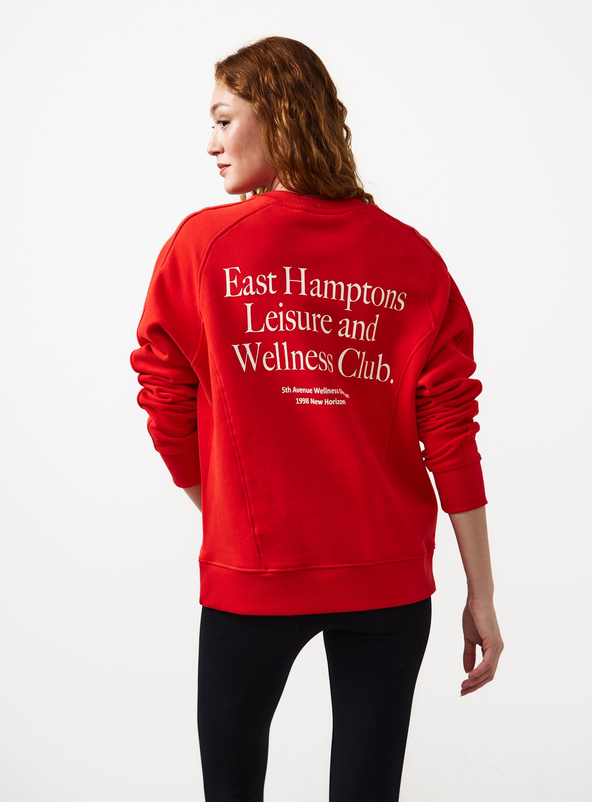 Red Wellness Graphic Sweatshirt XL - Image 4 thumbnail