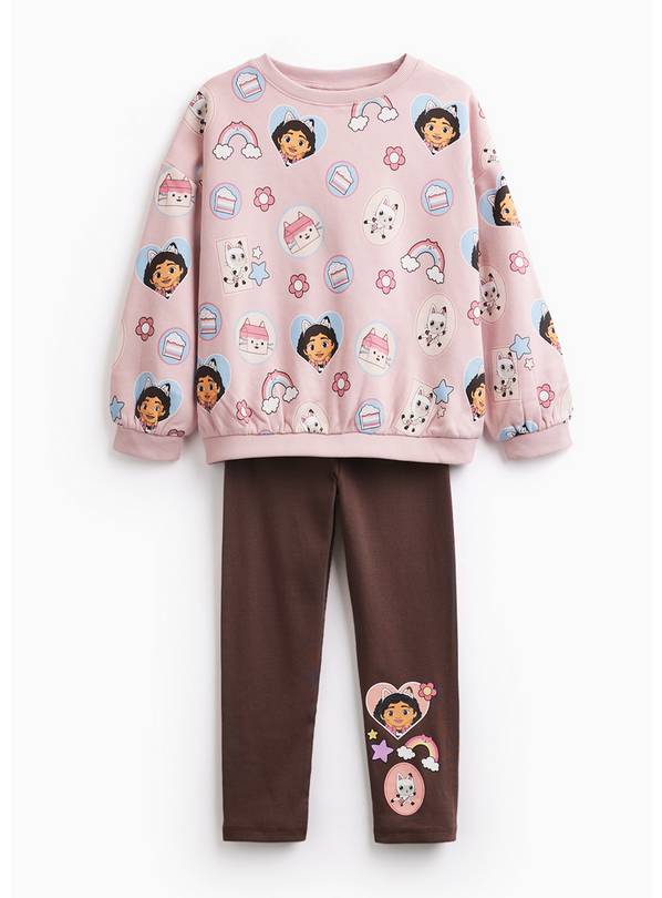 Gabby's Dollhouse Ribbed Sweatshirt and Leggings Set 3-4 years