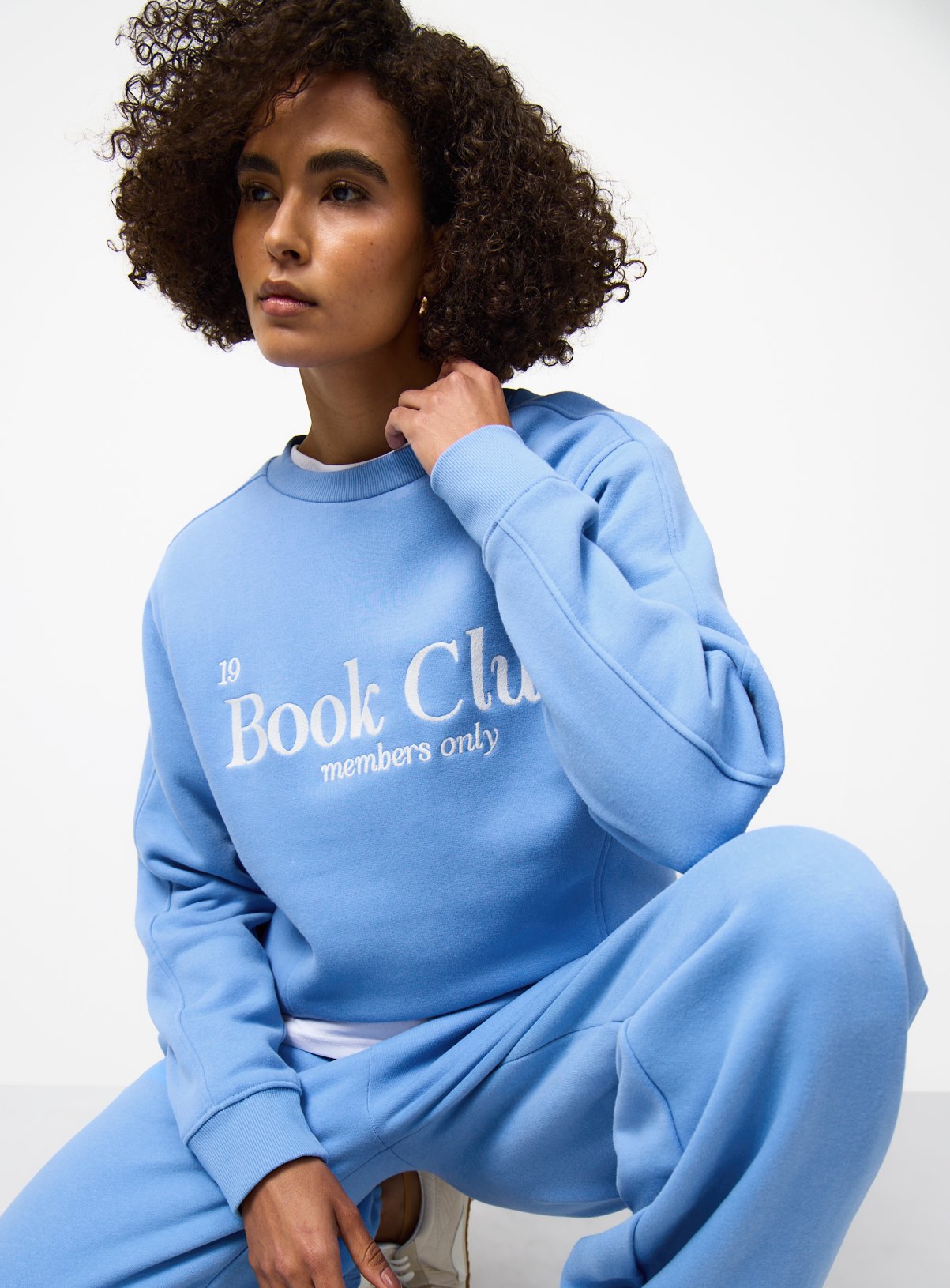 Blue Book Club Graphic Co-ord Sweatshirt M - Image 2 thumbnail