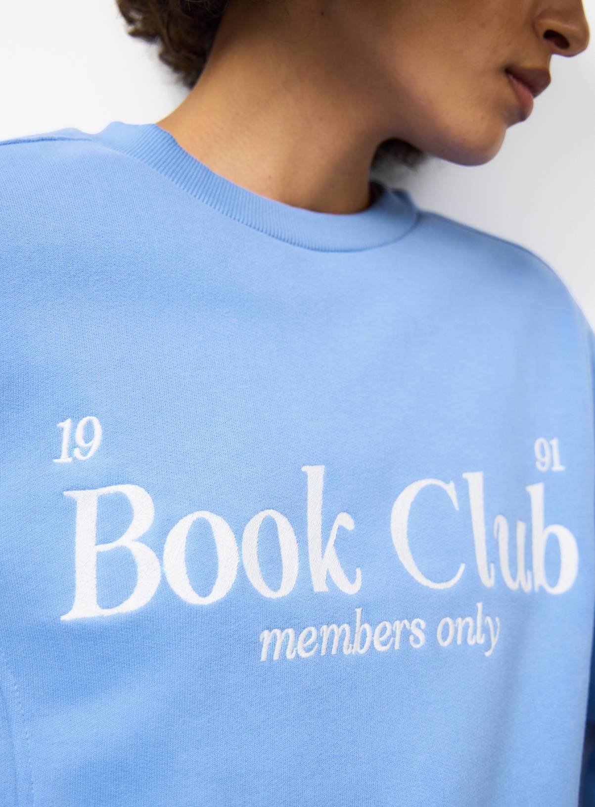 Blue Book Club Graphic Co-ord Sweatshirt M - Image 3