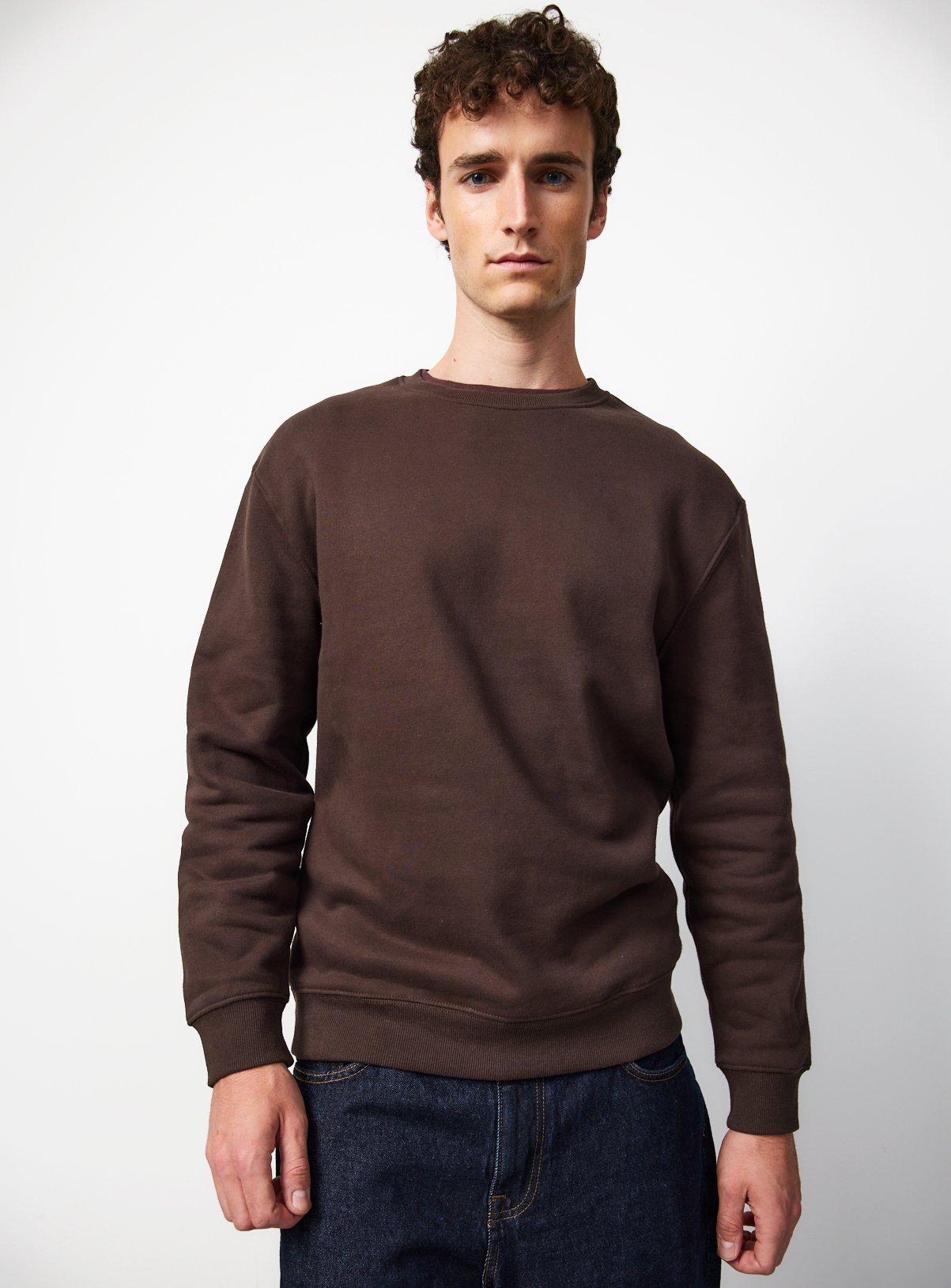 Brown Ultimate Crew Neck Sweatshirt  S - Image 1 thumbnail