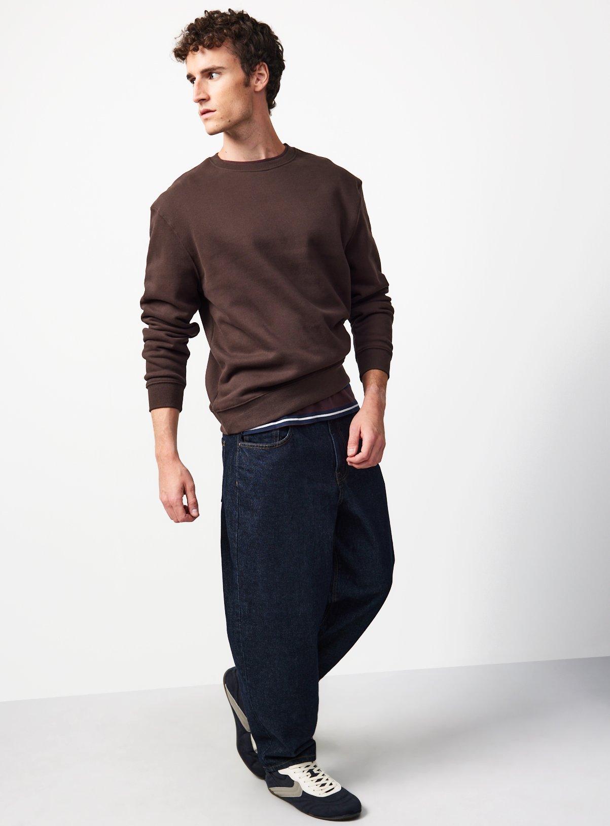 Brown Ultimate Crew Neck Sweatshirt  S - Image 2 thumbnail