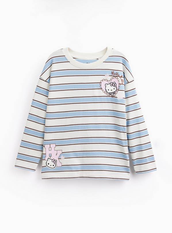 Hello Kitty Stripe Long Sleeve Top 5-6 years