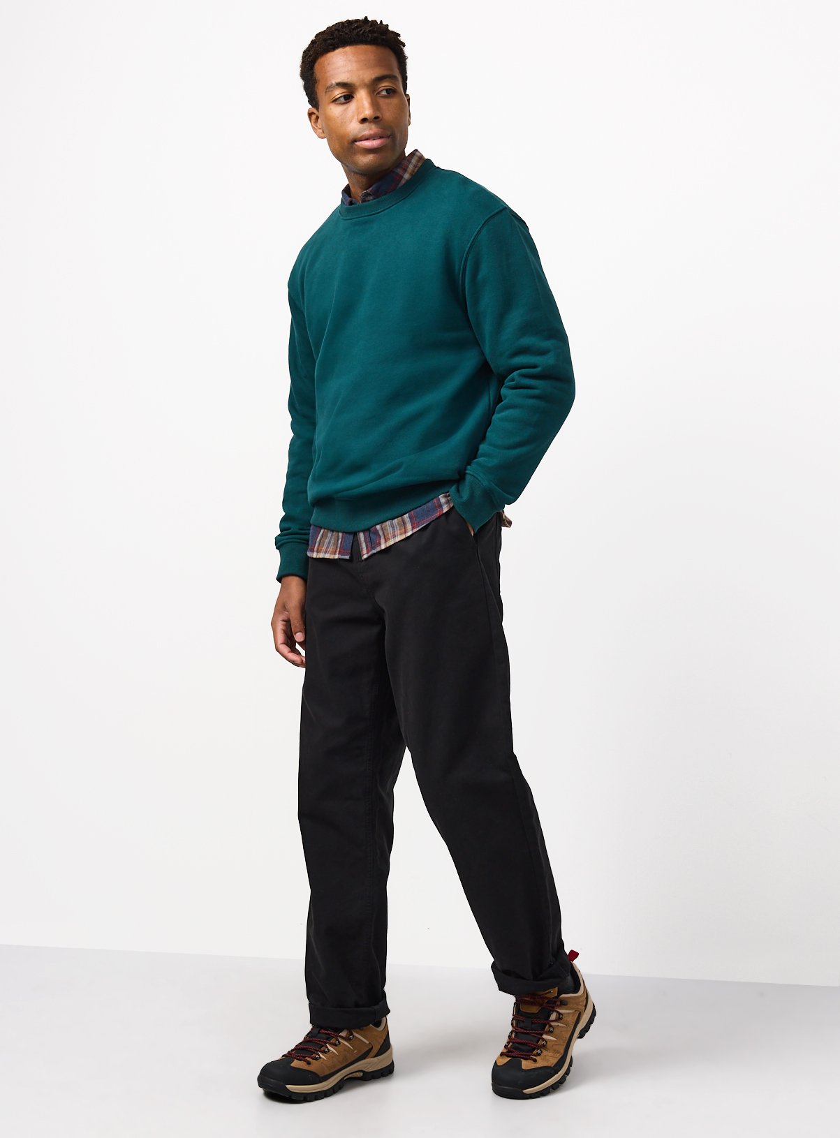 Teal Ultimate Crew Neck Sweatshirt XXXXL - Image 2 thumbnail