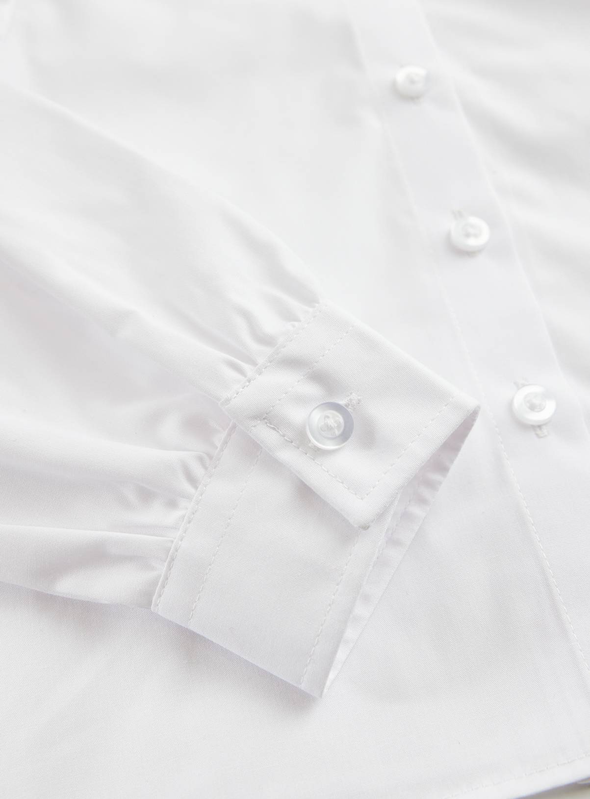 White Broidery Collar Blouse 3 years - Image 4
