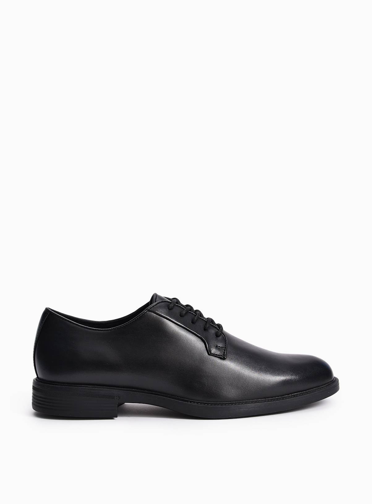 Black Leather Lace Up Shoes 8 - Image 1