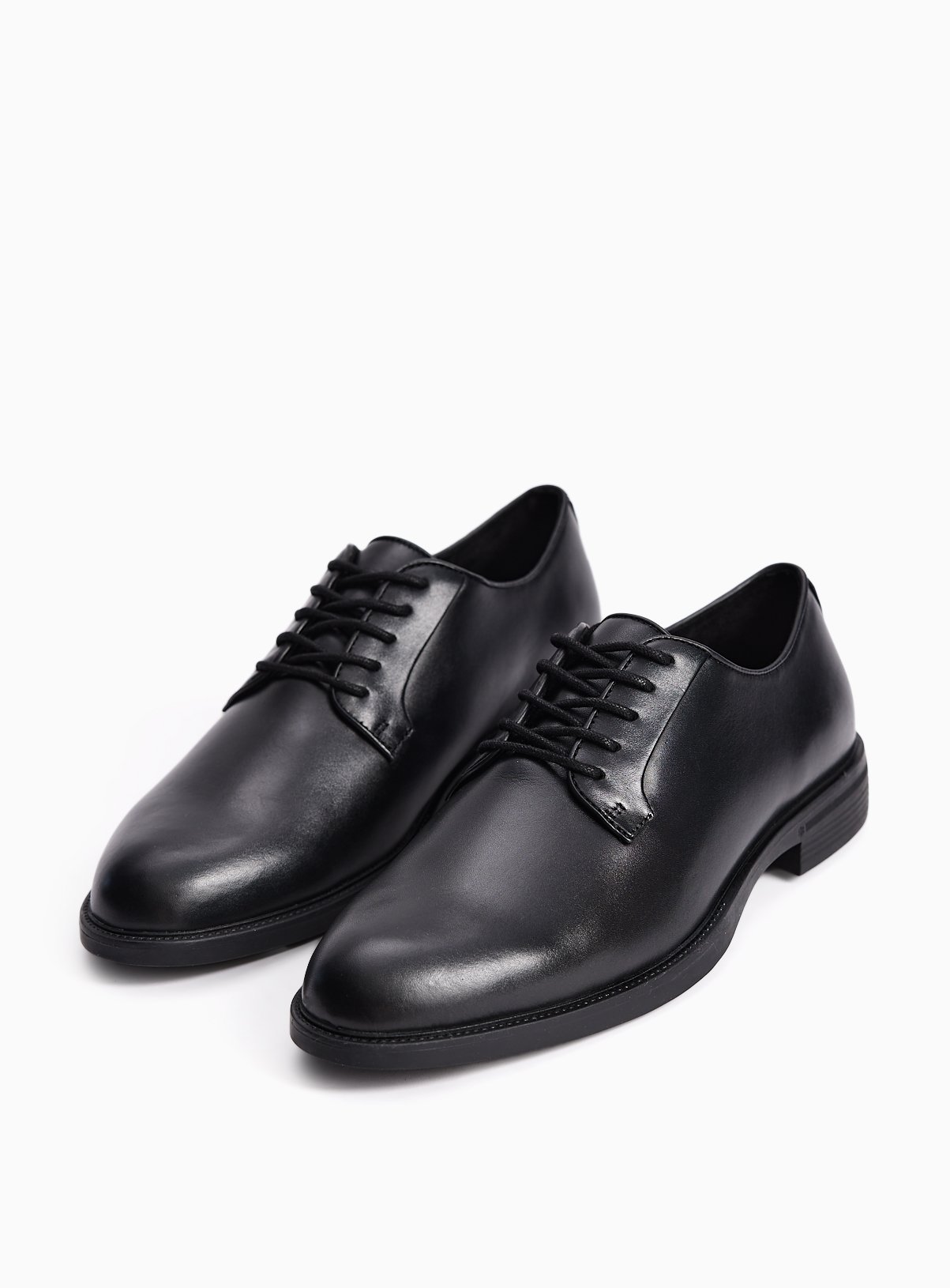 Black Leather Lace Up Shoes 8 - Image 2 thumbnail