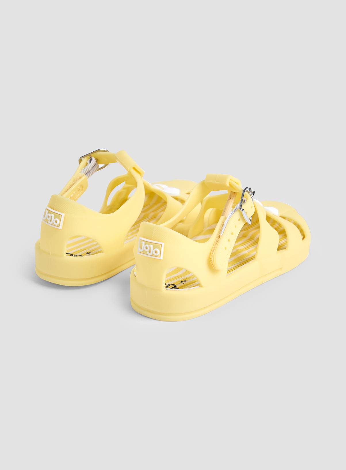 JOJO MAMAN BÉBÉ Flower Jelly Sandals 7 Infant - Image 3