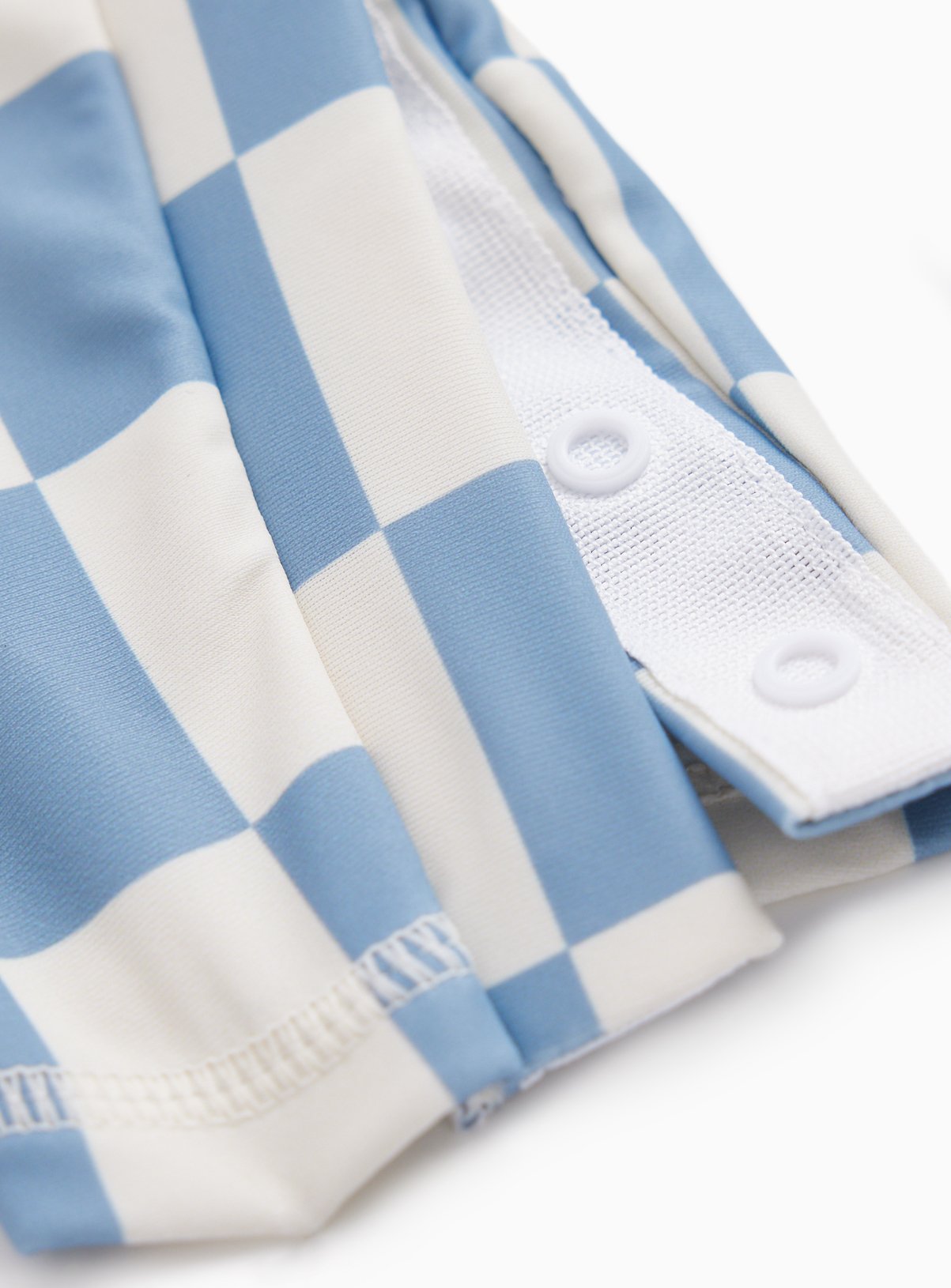 Blue Checkerboard Print Sunsafe Swimsuit 9-12 months - Image 2 thumbnail