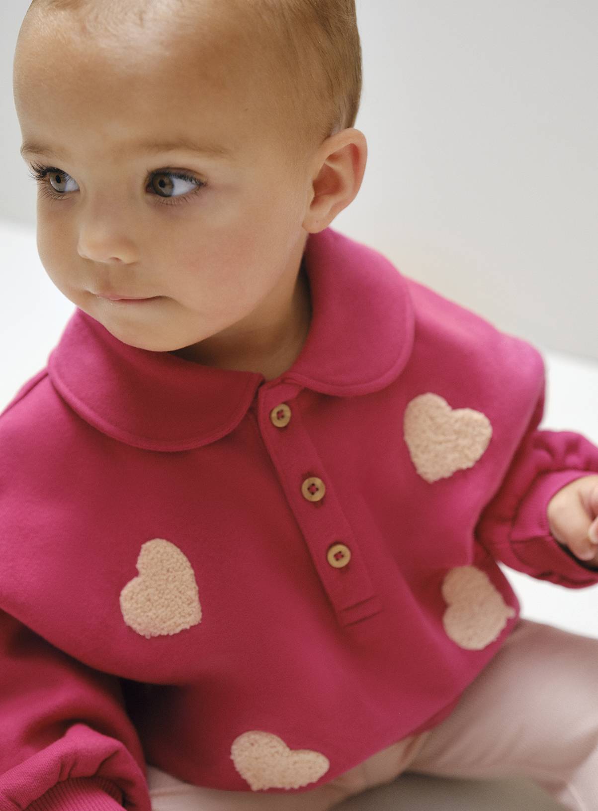 Red Heart Knitted Jumper & Leggings Set 6-9 months - Image 1