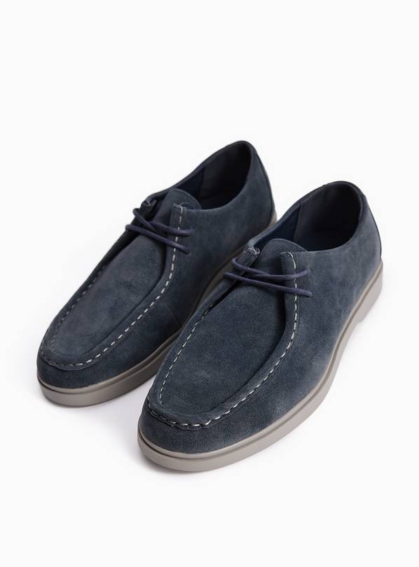 Navy Apron Seam Shoes 12