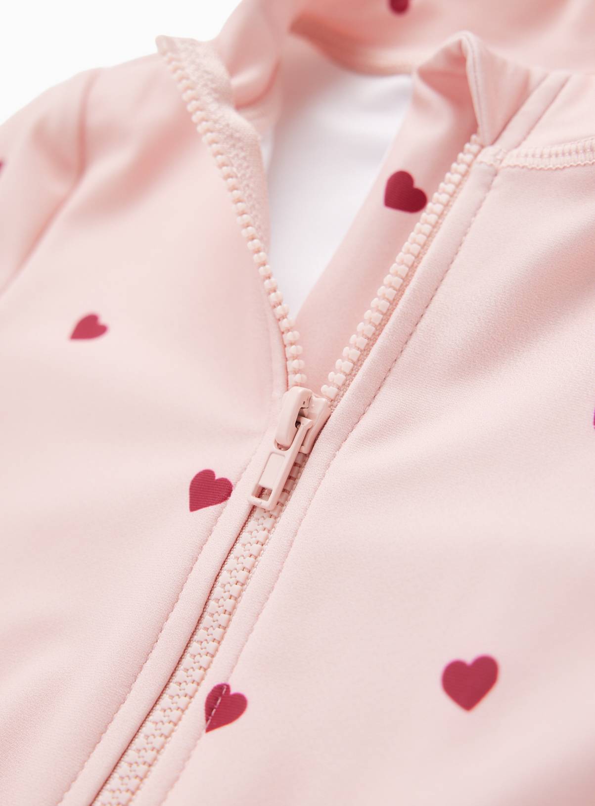 Pink Heart Print Sunsafe Swimsuit 6-9 months - Image 2