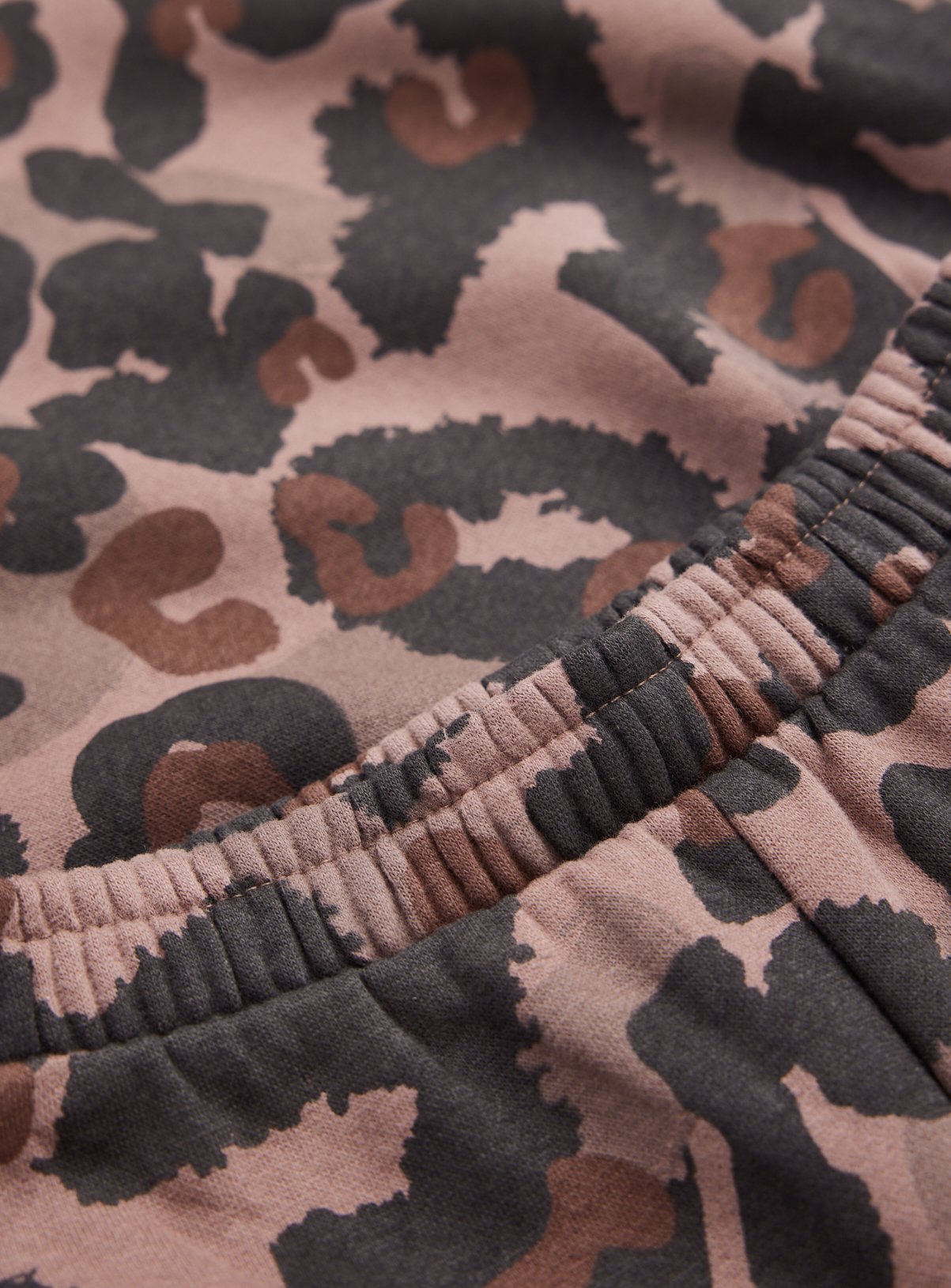 Brown Leopard Print Sweat Set 3-6 months - Image 2 thumbnail