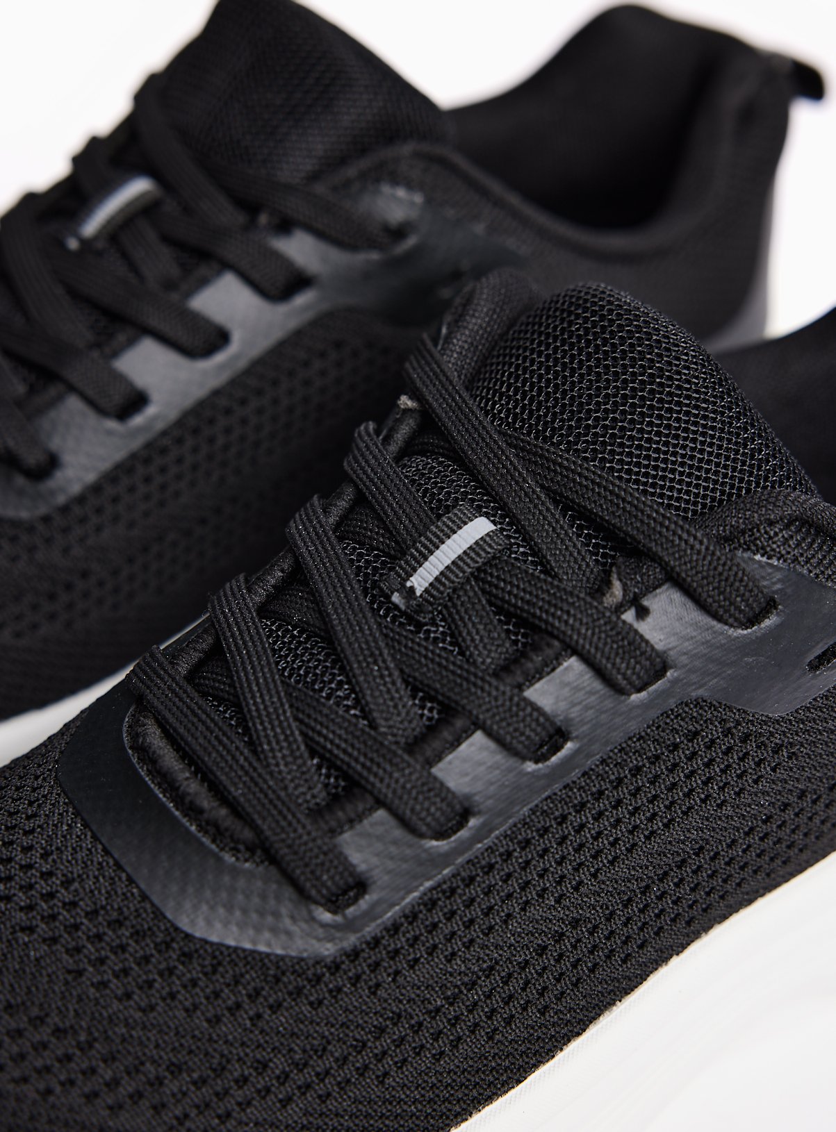 Black Active Knitted Trainers 3 - Image 4 thumbnail