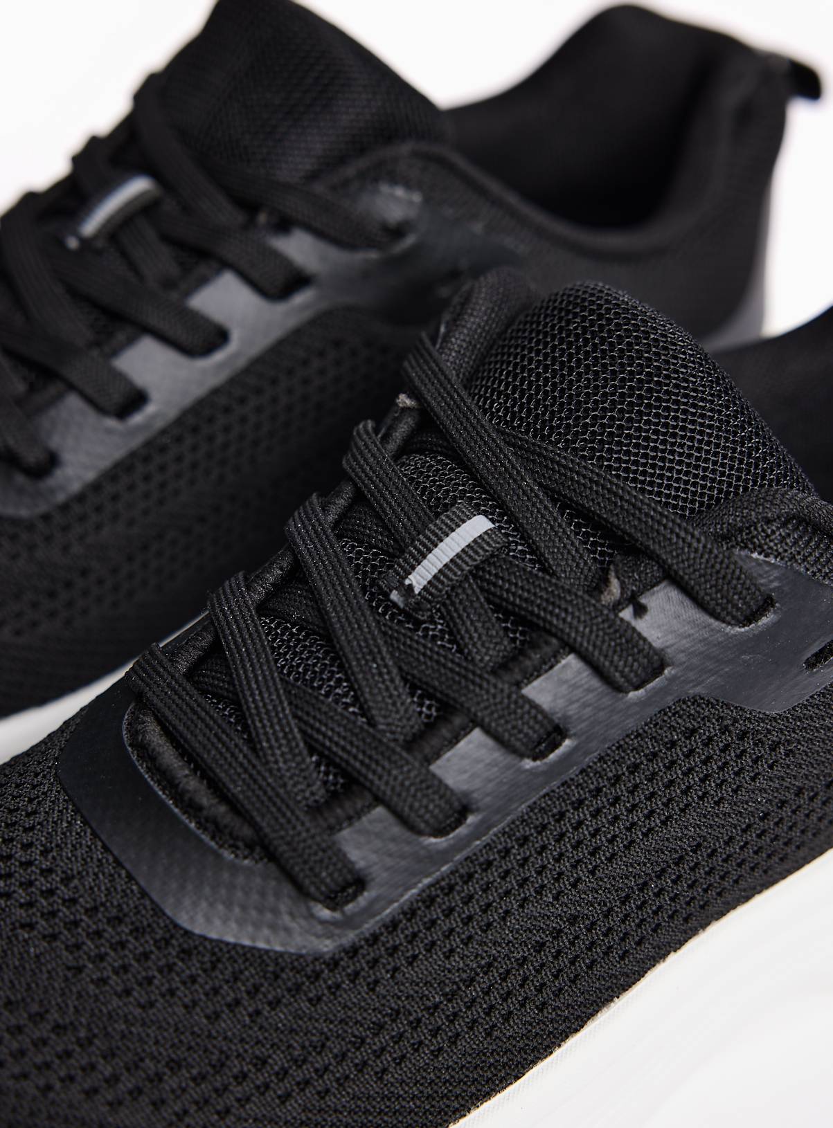 Black Active Knitted Trainers 3 - Image 4