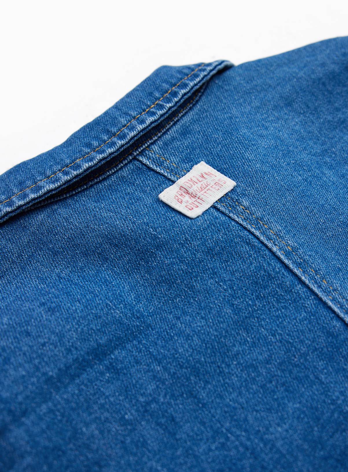 Denim Romper Boilersuit with Heart 6-9 months - Image 3