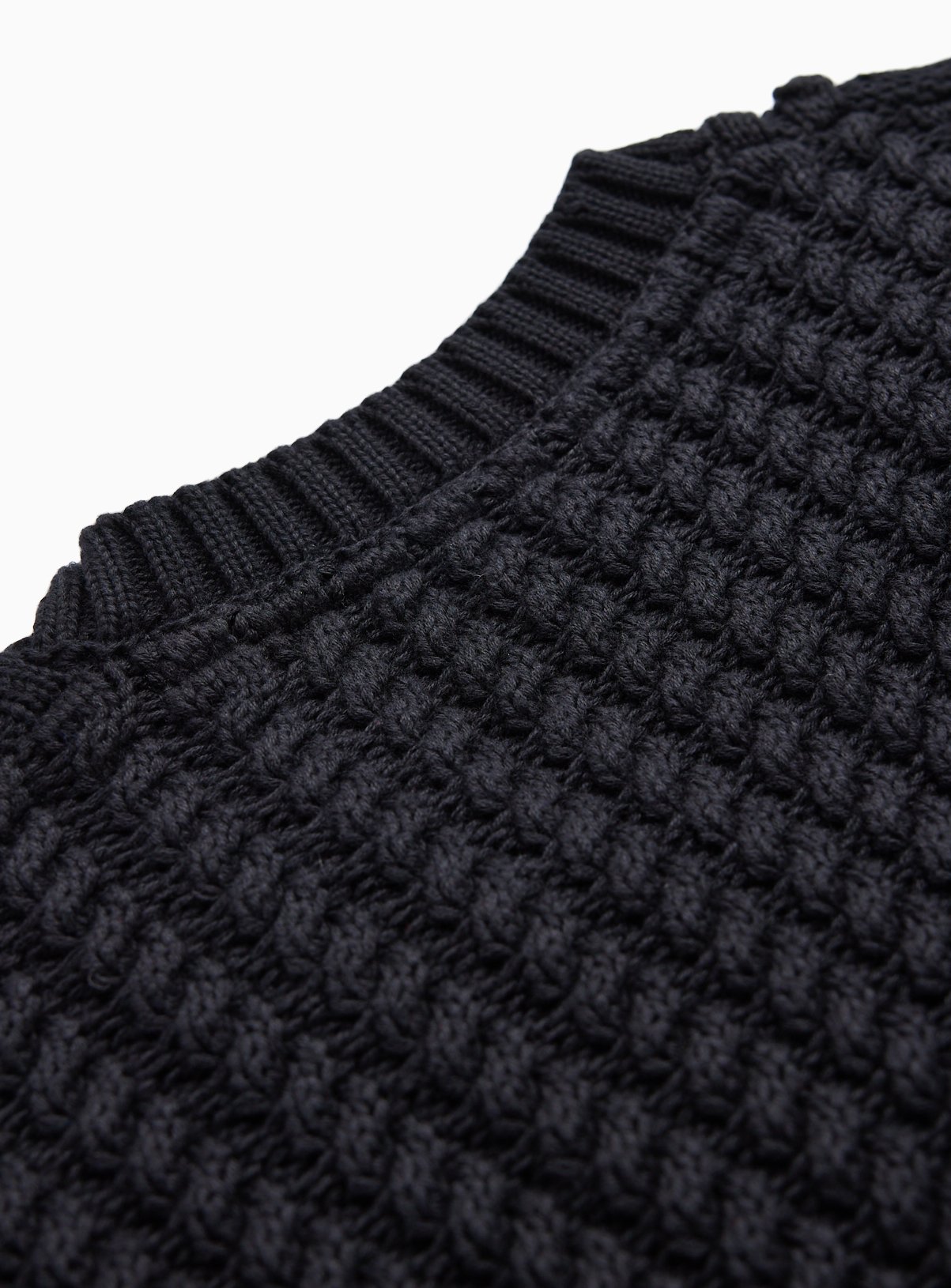 Black Cable Knit Cardigan 11 years - Image 3 thumbnail