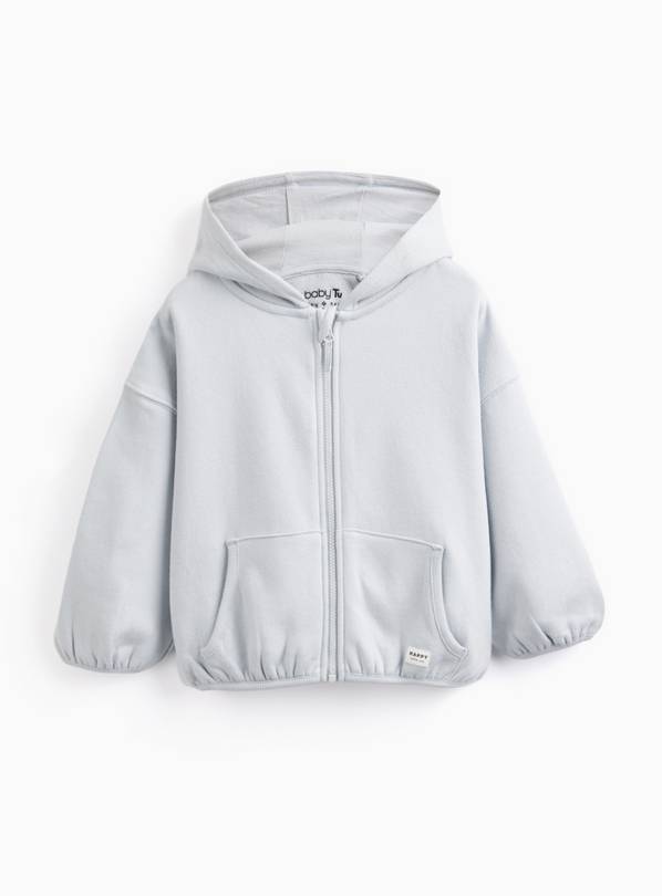 Blue Zip Through Hoodie 3-6 months