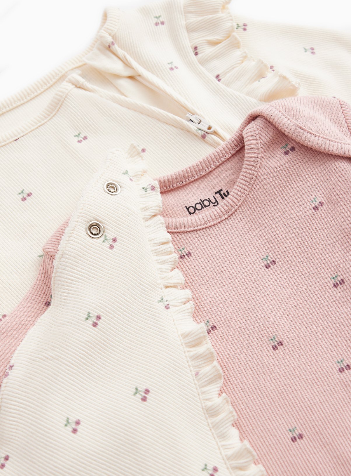 Cherry Print 4 Piece Starter Set 9-12 months - Image 2 thumbnail
