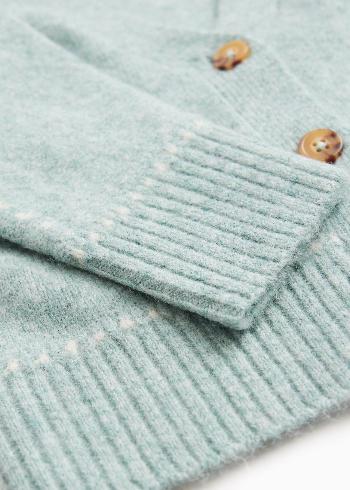 Green Knitted Long Sleeve Cardigan 13 years - Image 2 thumbnail