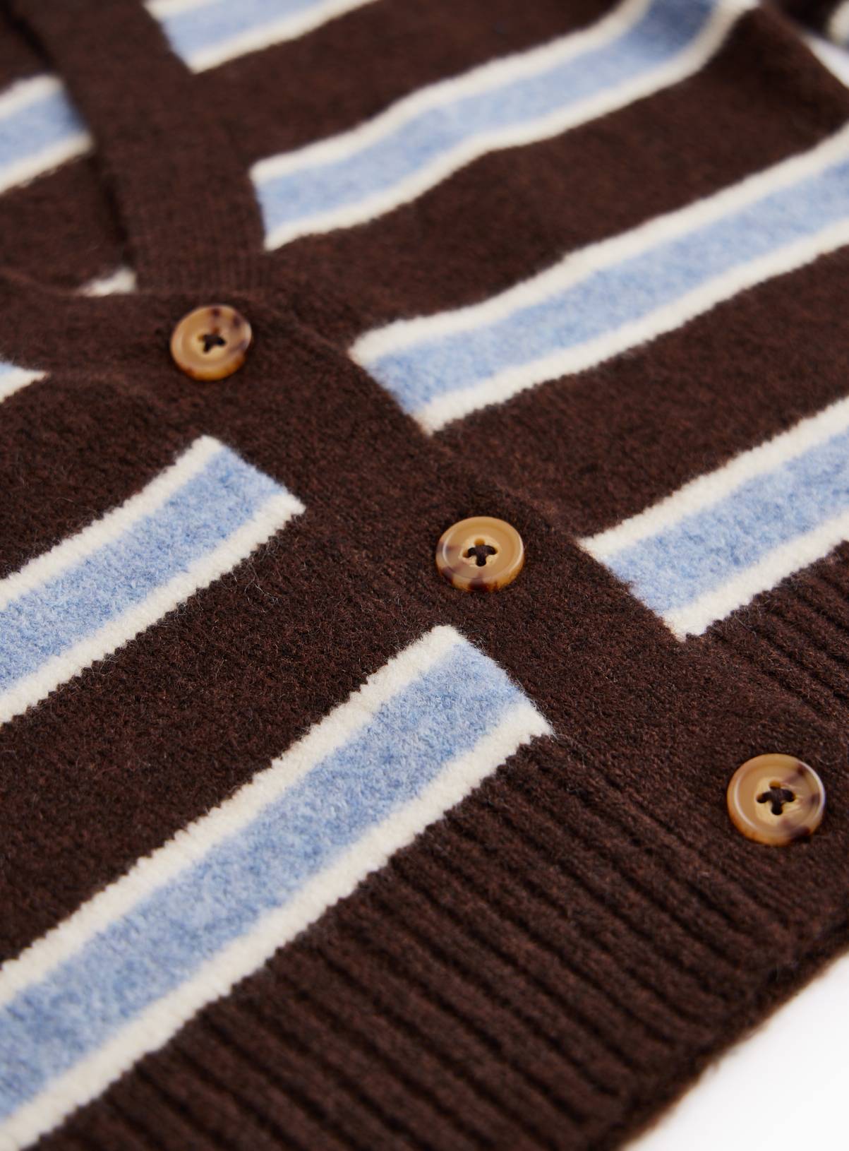 Brown Stripe Knitted Cardigan 13 years - Image 2