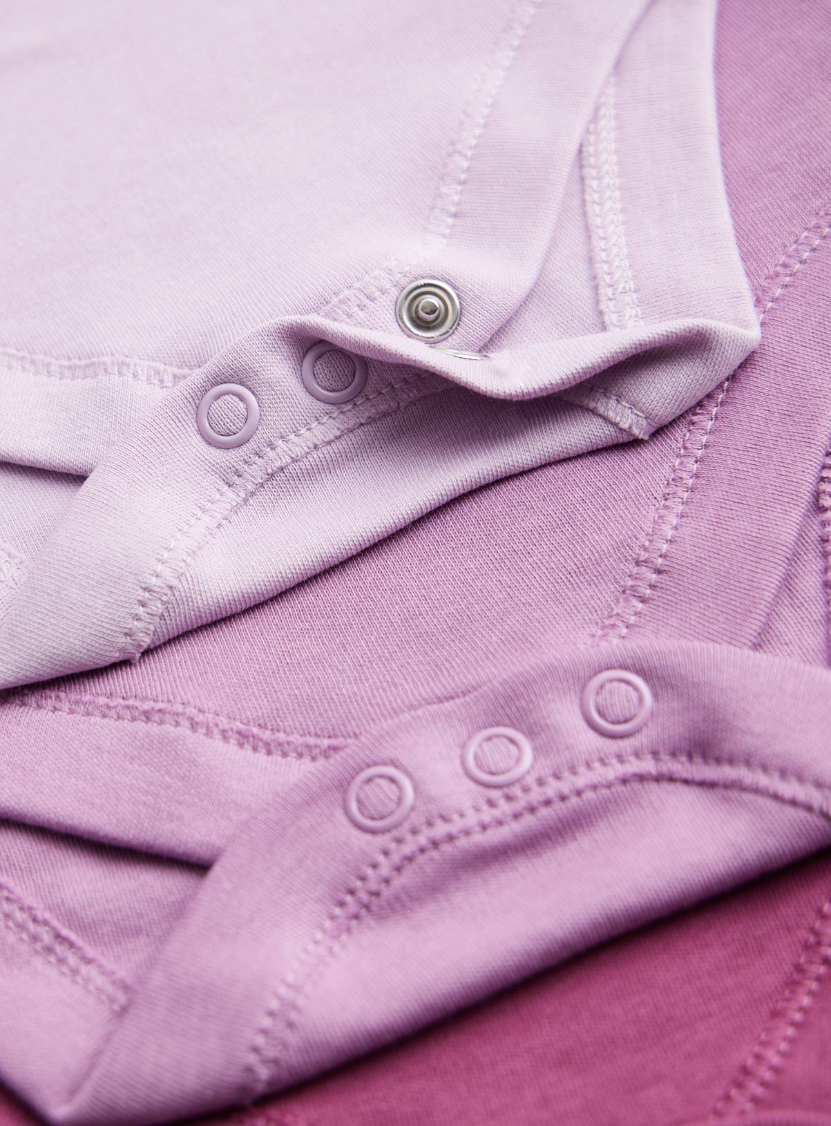 Pink Pastel Long Sleeve Bodysuits 5-Pack  3-6 months - Image 2