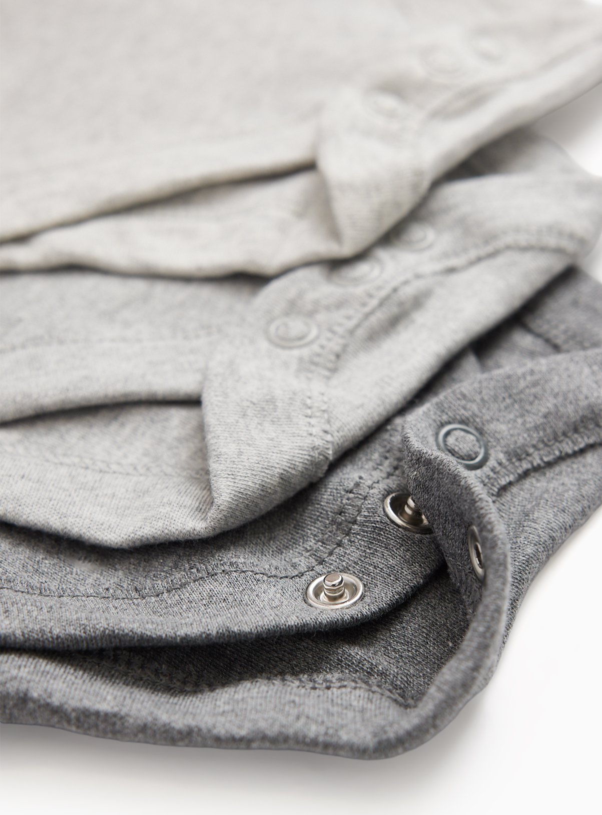 Grey Shades Long Sleeve Bodysuits 5 Pack 2-3 years - Image 2 thumbnail