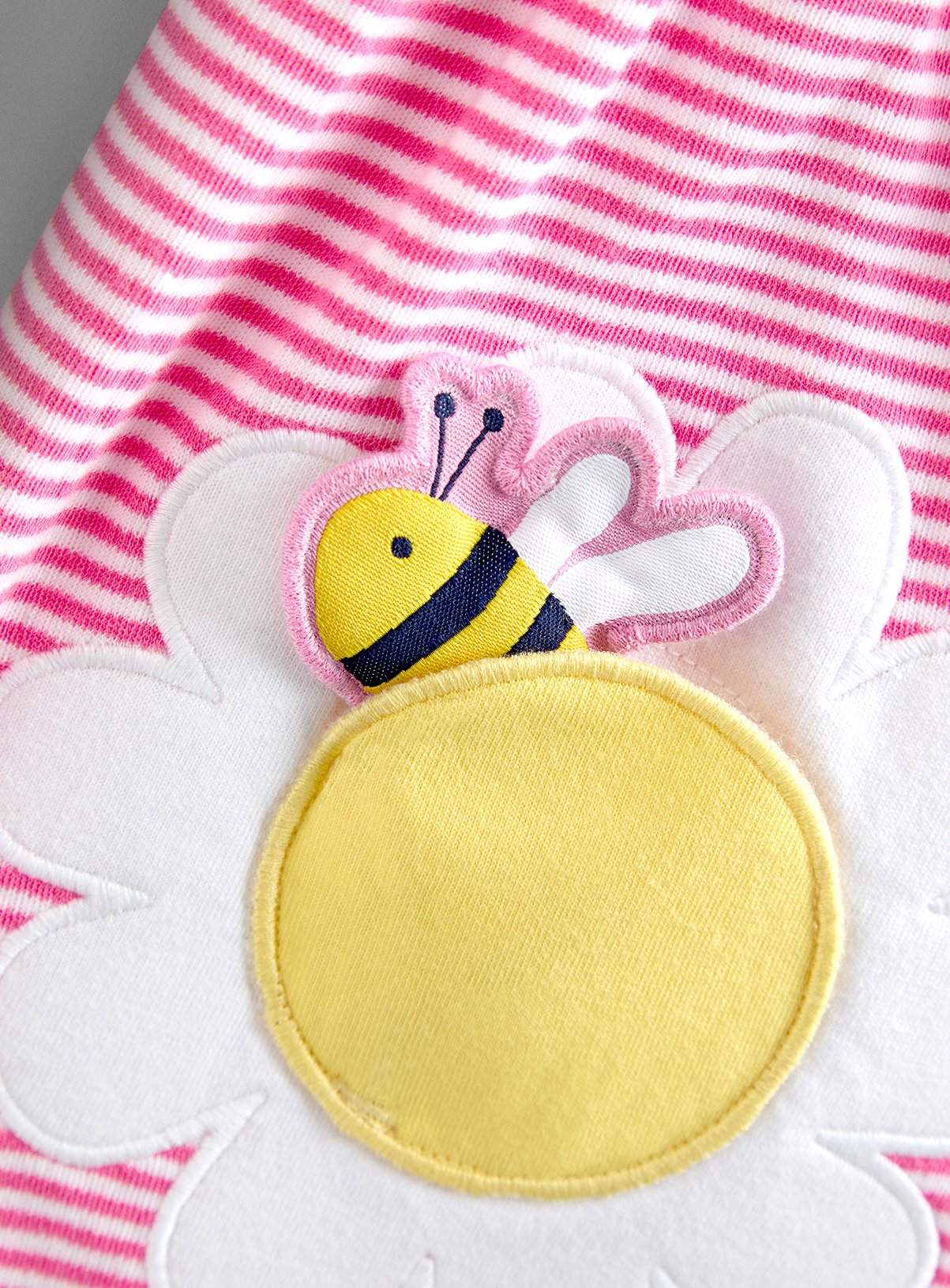 JOJO MAMAN BÉBÉ Daisy Applique Pockets Button Front Dress 5-6 Years - Image 5 thumbnail