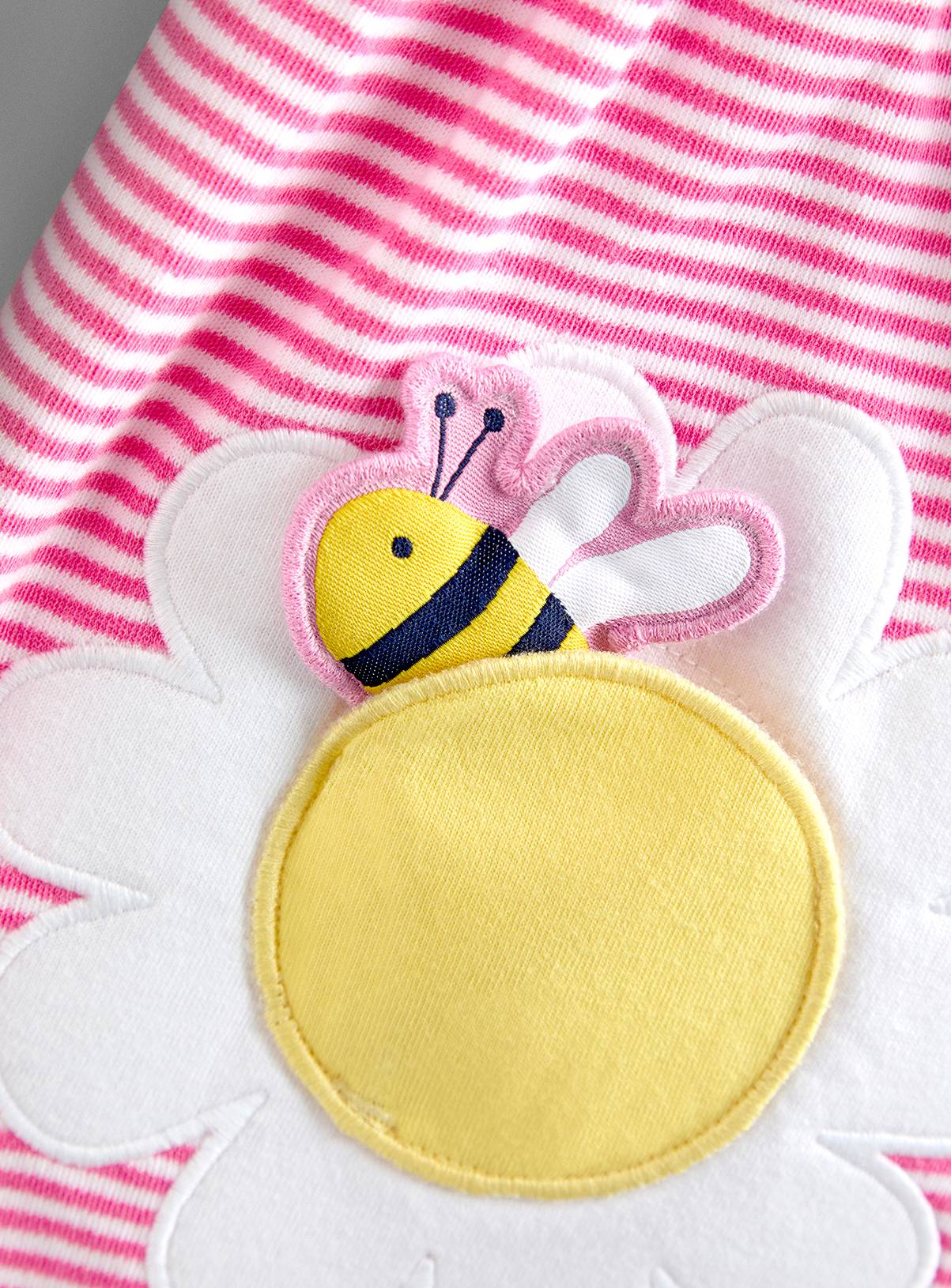 JOJO MAMAN BÉBÉ Daisy Applique Pockets Button Front Dress 5-6 Years - Image 5