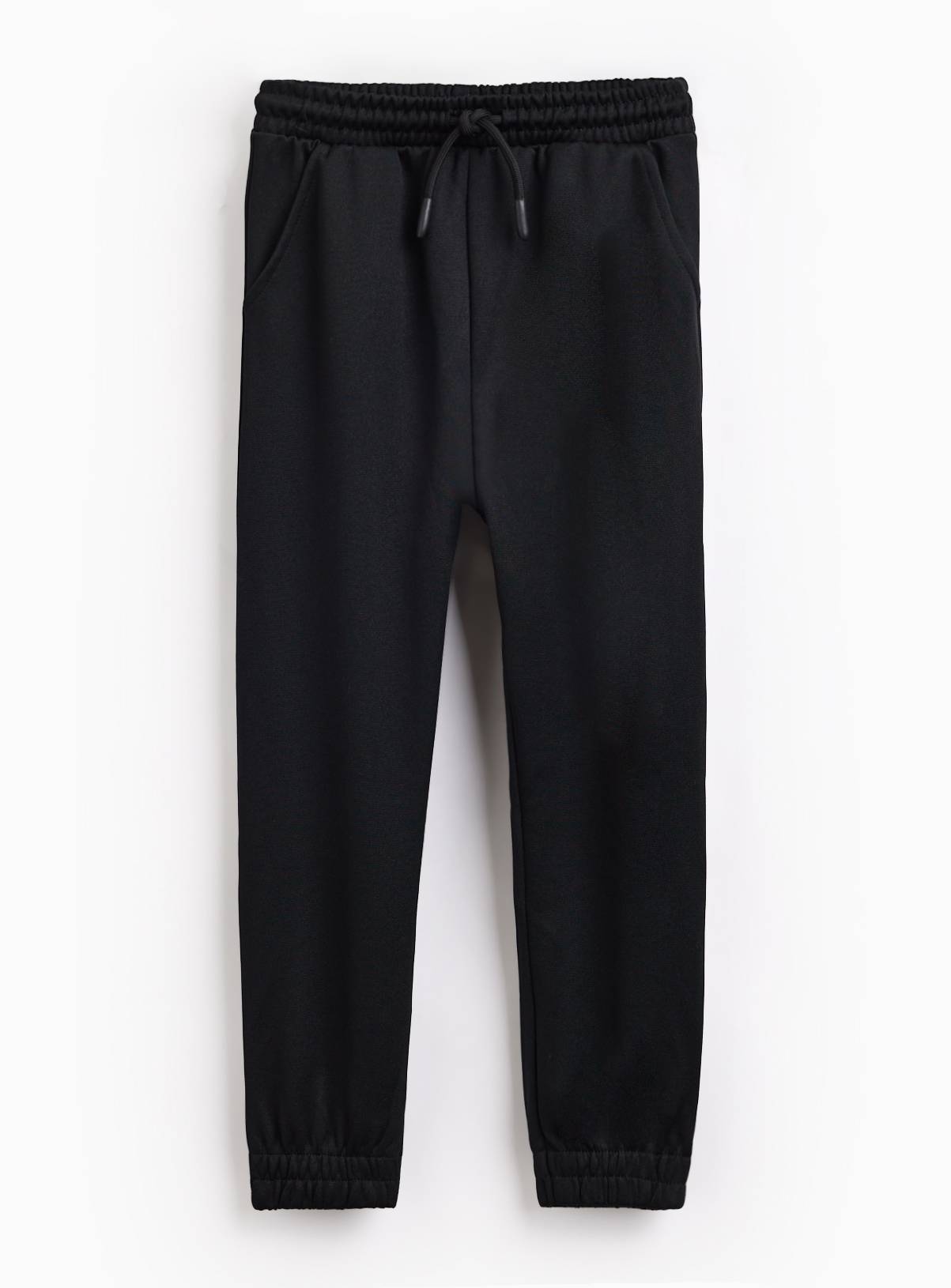 Black Poly Mesh Joggers 9 years - Image 3