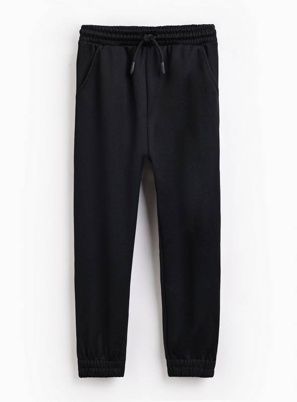 Black Poly Mesh Joggers 5 years
