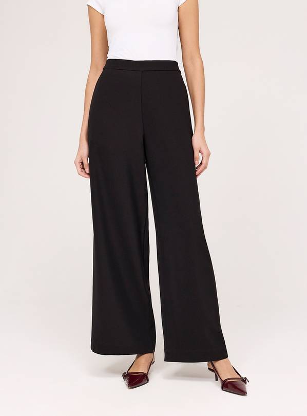 FINERY Nat Gaberdine Trouser Black 12