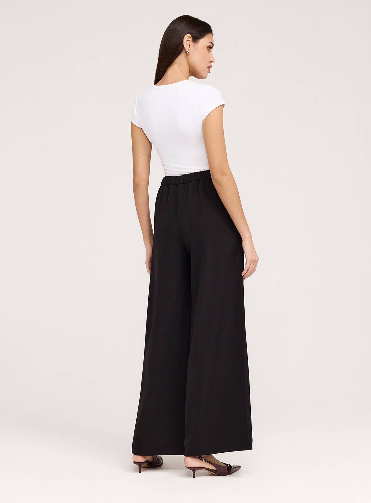 FINERY Nat Gaberdine Trouser Black 12 - Image 5