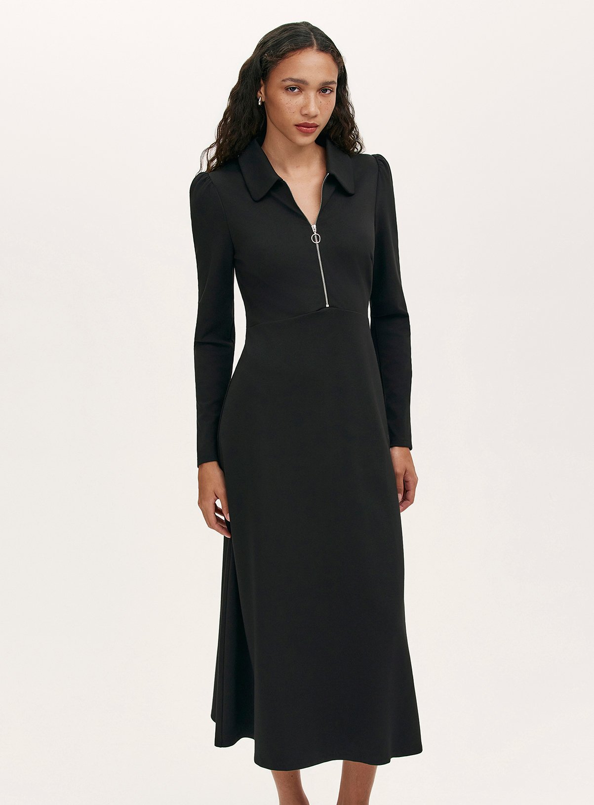 FINERY Elvira Dress Black 16 - Image 2 thumbnail