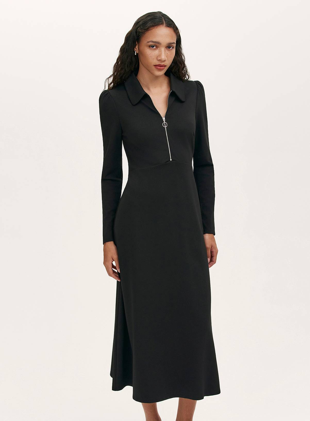 FINERY Elvira Dress Black 16 - Image 2
