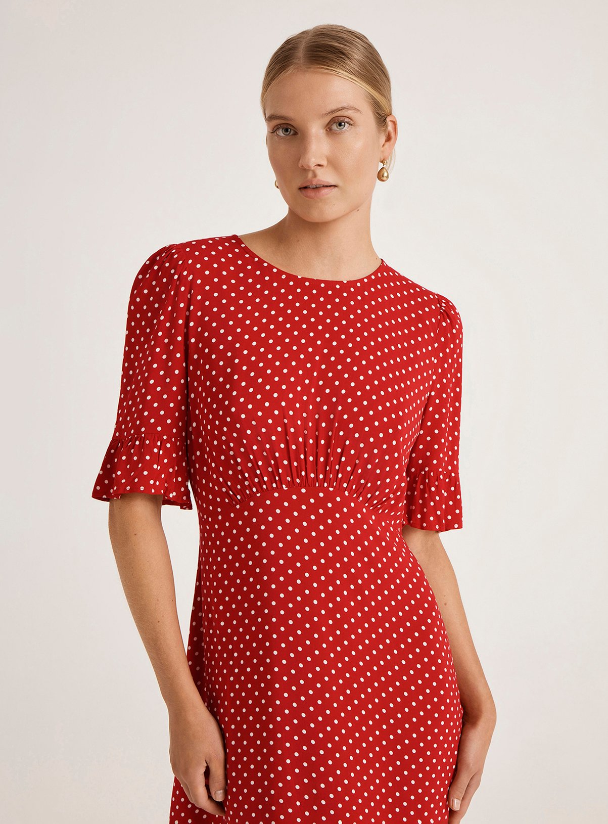 FINERY Sylvie Dress Red Spot 14 - Image 3 thumbnail