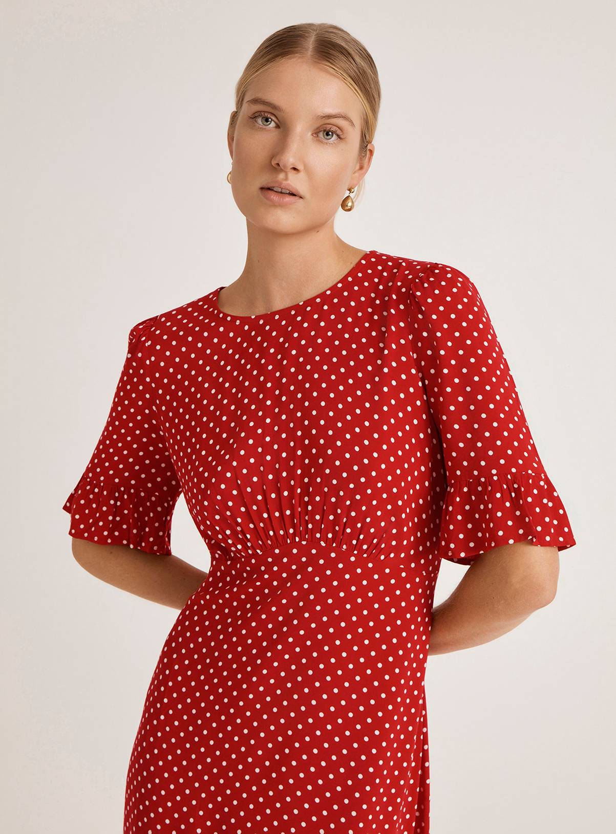 FINERY Sylvie Dress Red Spot 14 - Image 4