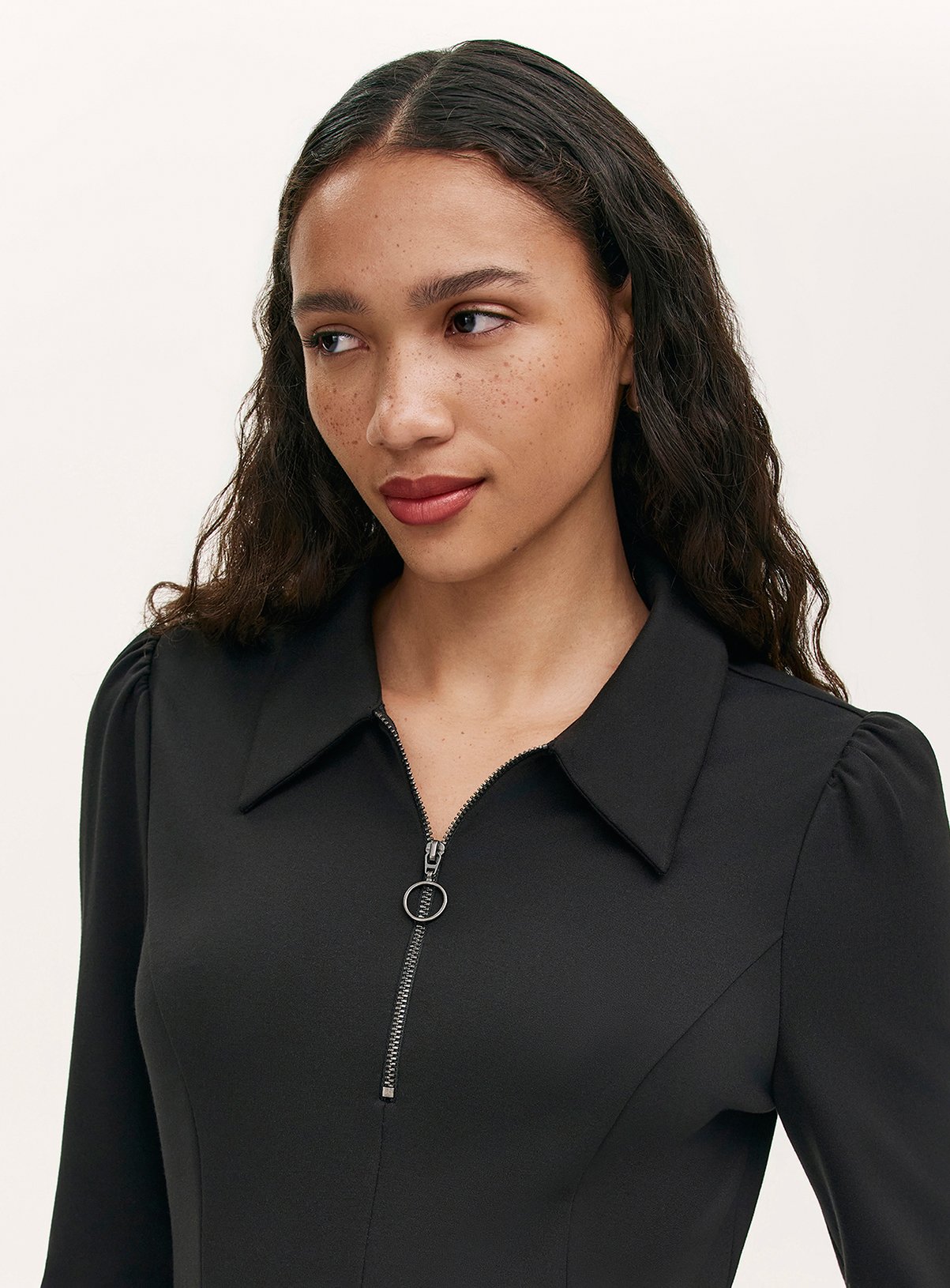 FINERY Lea Dress Black 14 - Image 3 thumbnail