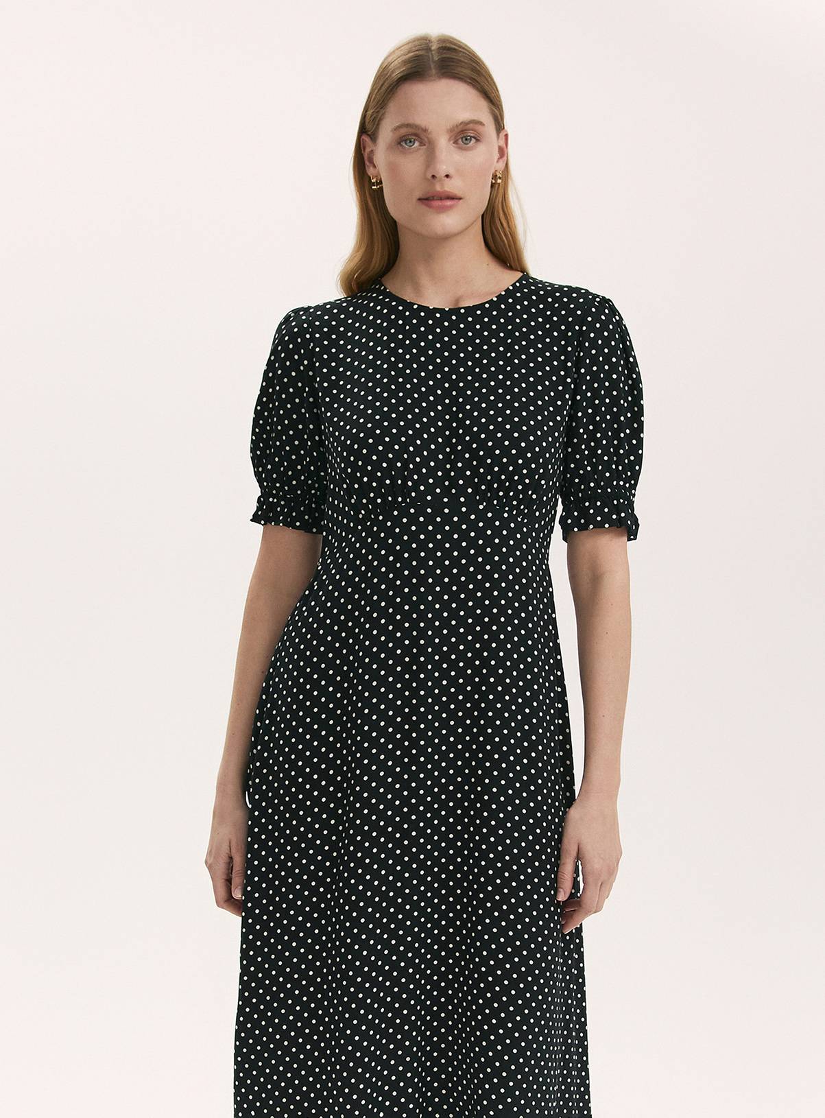 FINERY Mela Dress Black Polka Dot 20 - Image 2