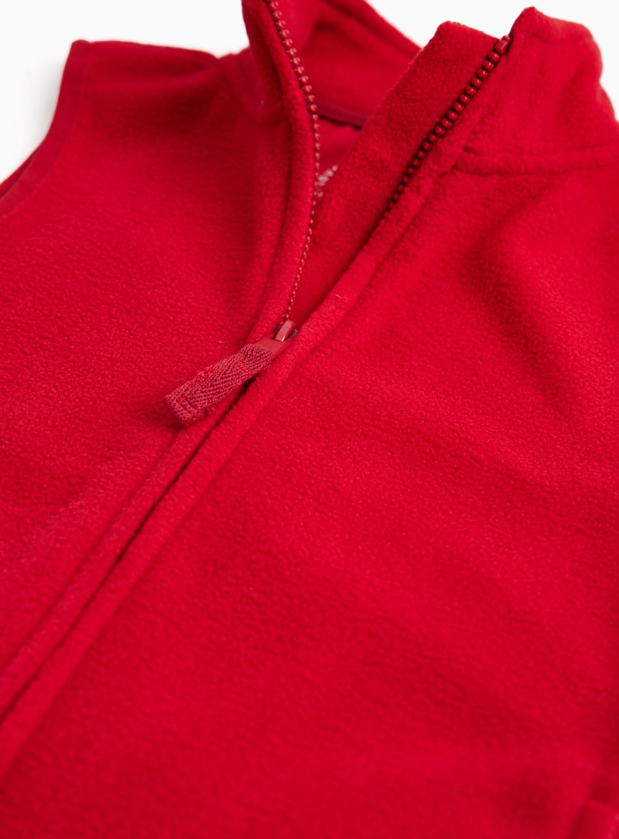Red Fleece Gilet 4 years - Image 2 thumbnail