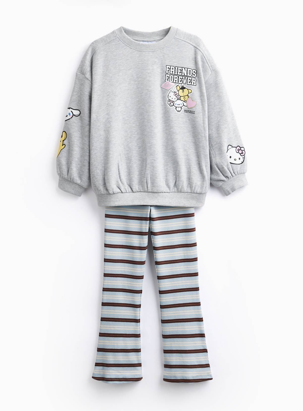 Hello Kitty Sweatshirt & Flared Trouser Set 7-8 years - Image 1