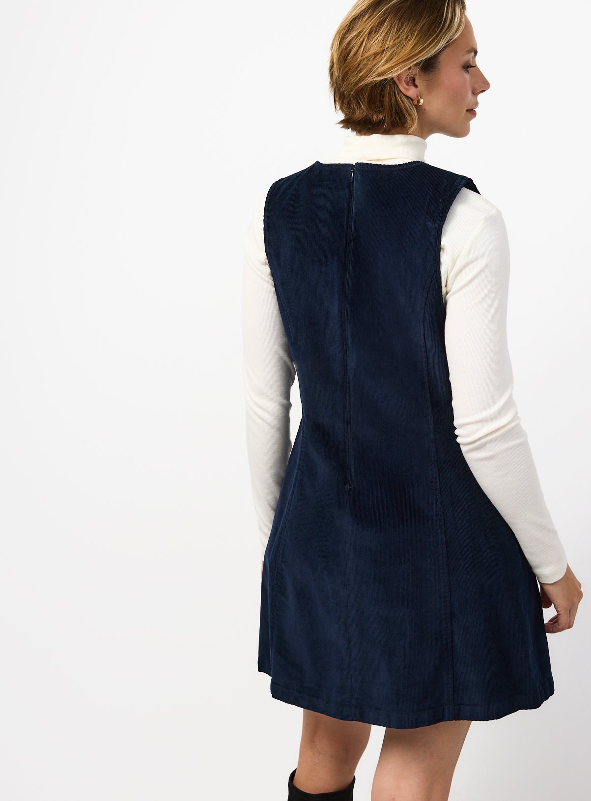 Corduroy Sleeveless Mini Dress  24 - Image 4 thumbnail