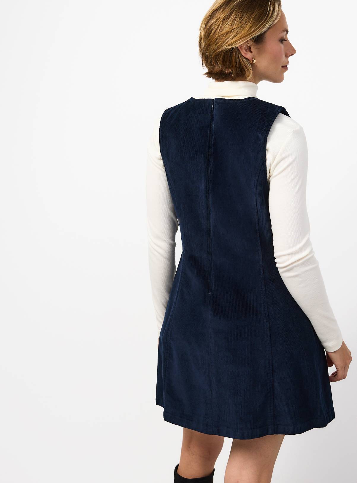Corduroy Sleeveless Mini Dress  24 - Image 4
