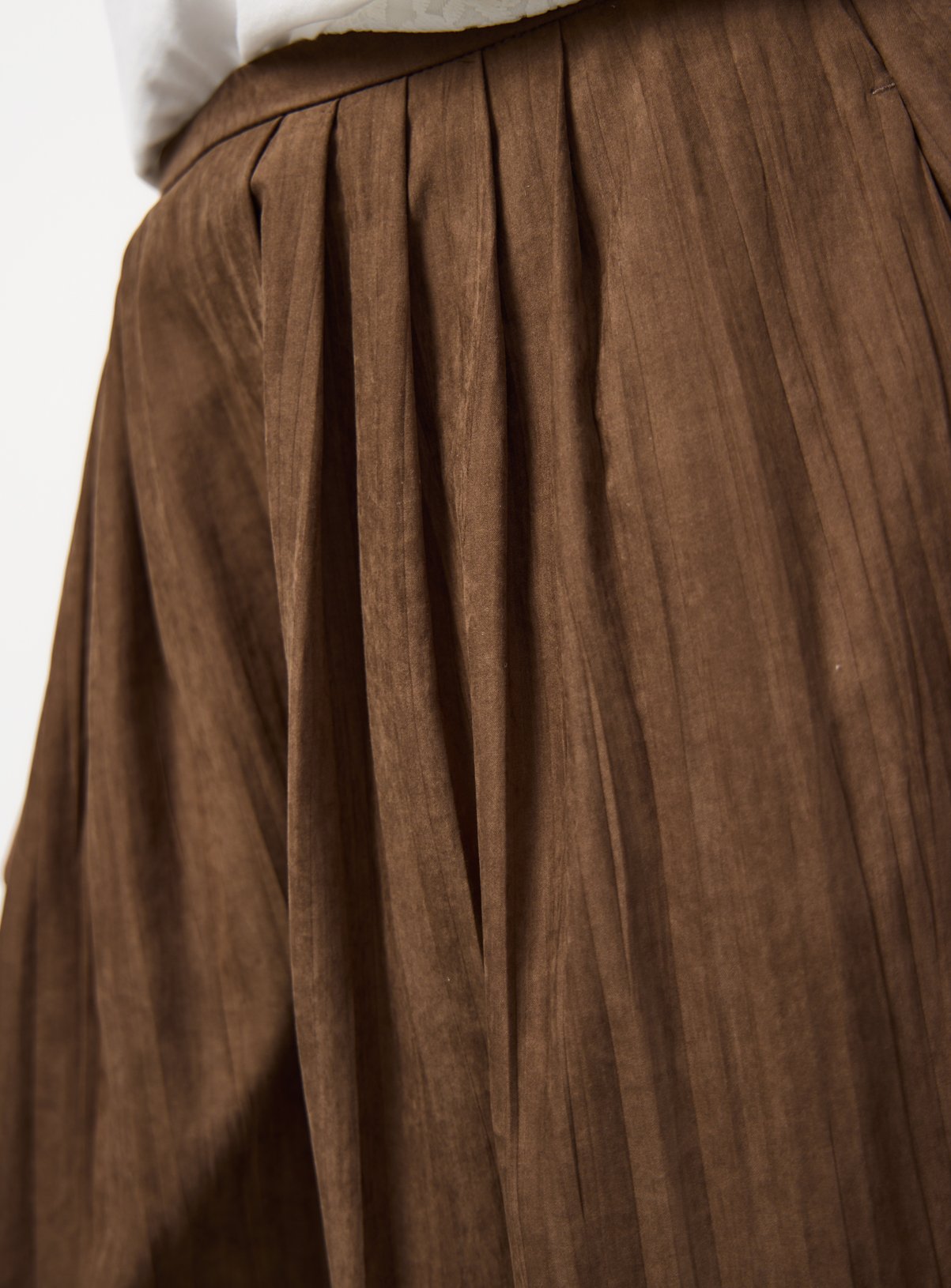 Chocolate Sandwash Balloon Leg Trousers 22 - Image 3 thumbnail