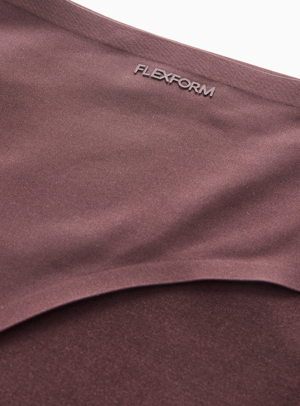 Flexform™ Brown High Leg Knicker Brief 6 - Image 4 thumbnail