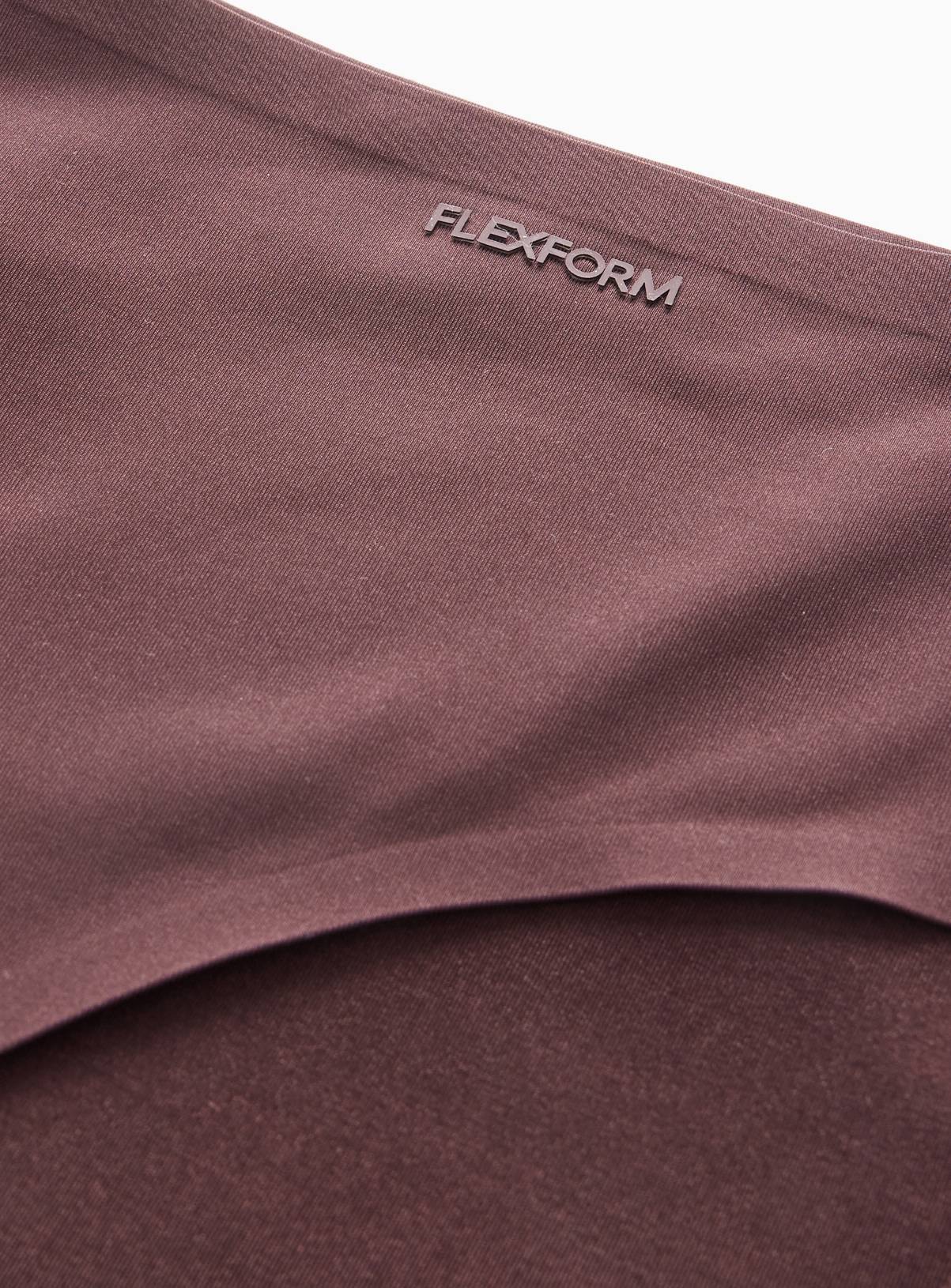 Flexform™ Brown High Leg Knicker Brief 6 - Image 4
