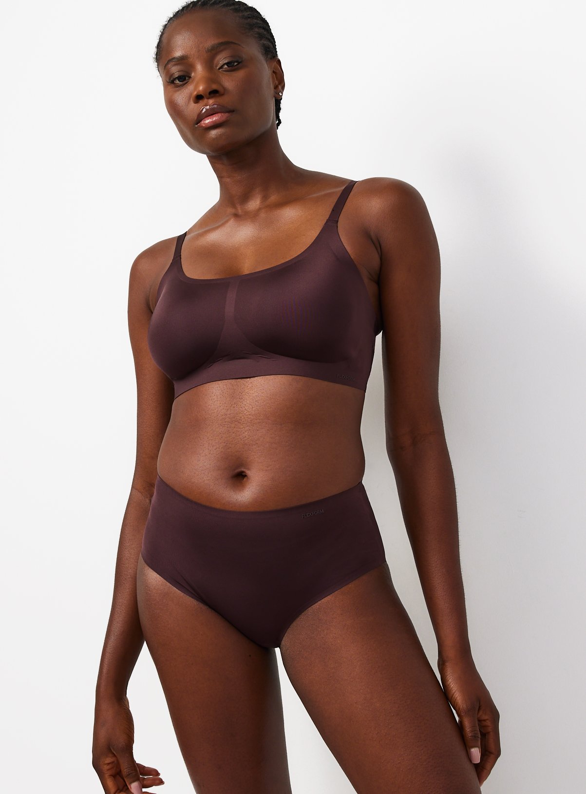 Brown Flexform™ Bonded Short Knickers 18 - Image 1 thumbnail
