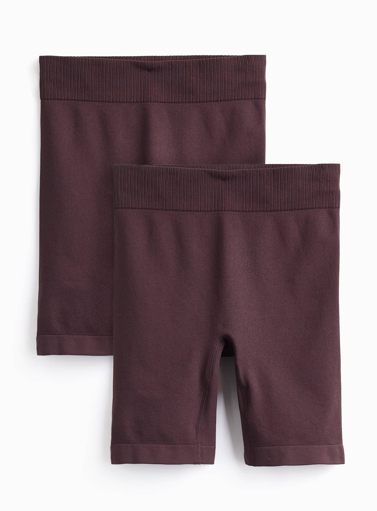 Brown Smoothform™ 2 Pack Seamfree Anti-Chafe Shorts M - Image 1